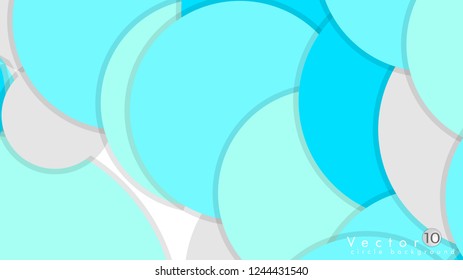 Simple and Colorful Circles Background , Design Vector - eps10