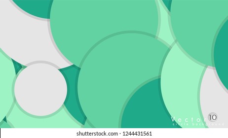 Simple and Colorful Circles Background , Design Vector - eps10