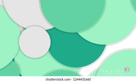 Simple and Colorful Circles Background , Design Vector - eps10