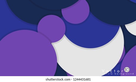Simple and Colorful Circles Background , Design Vector - eps10