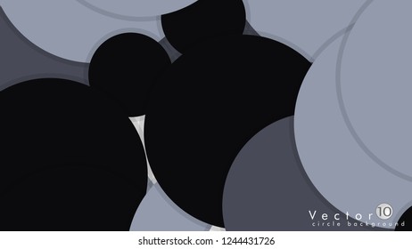 Simple and Colorful Circles Background , Design Vector - eps10