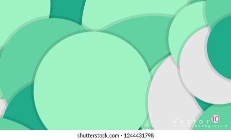 Simple and Colorful Circles Background , Design Vector - eps10