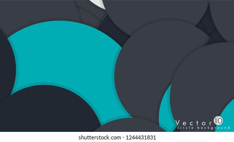 Simple and Colorful Circles Background , Design Vector - eps10