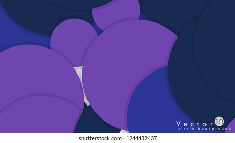 Simple and Colorful Circles Background , Design Vector - eps10