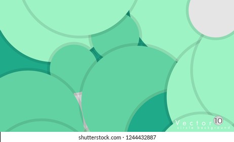 Simple and Colorful Circles Background , Design Vector - eps10