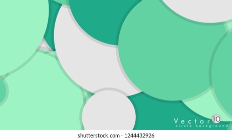 Simple and Colorful Circles Background , Design Vector - eps10