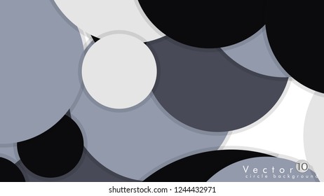 Simple and Colorful Circles Background , Design Vector - eps10
