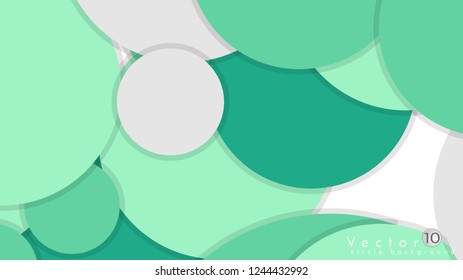 Simple and Colorful Circles Background , Design Vector - eps10