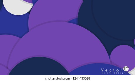 Simple and Colorful Circles Background , Design Vector - eps10