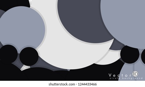 Simple and Colorful Circles Background , Design Vector - eps10