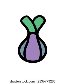 Simple and colorful farm themed illustration