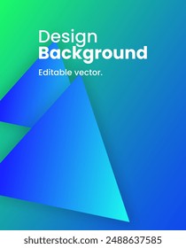 Simple colorful gradient background. Social media template vector illustration.