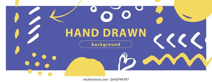 Simple and colorful graffiti material background