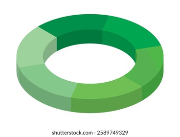 Simple Colorful graph image illustration