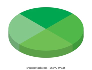 Simple Colorful graph image illustration