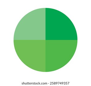 Simple Colorful graph image illustration