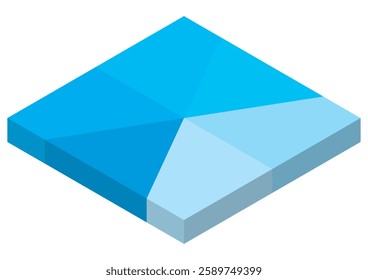 Simple Colorful graph image illustration