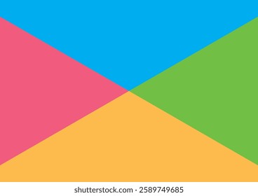 Simple Colorful graph image illustration