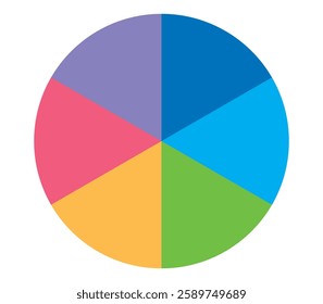 Simple Colorful graph image illustration