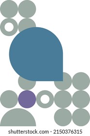 Einfache bunter geometrischer Hintergrund.Vektorgrafik.
