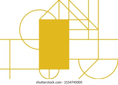 Fondo simple de geometría de color.Ilustración vectorial.