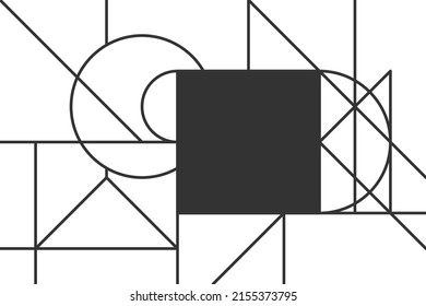 Fondo simple de geometría de color.Ilustración vectorial.