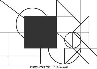 Fondo simple de geometría de color.Ilustración vectorial.