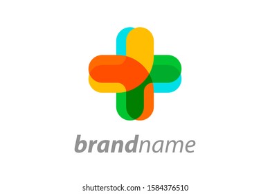 Simple and Colorful logo design for company related Medical.