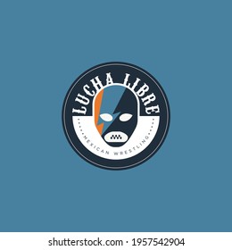 Simple and colorful logo template with a mask.