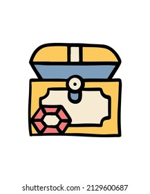 Simple and colorful magic chest