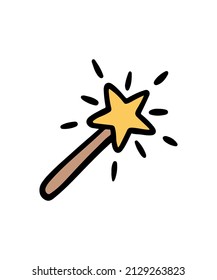 Simple and colorful magic wand