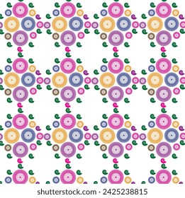 Simple Colorful Mandala Pattern Design