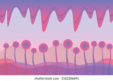 simple ilustración de dibujos animados coloridos y abstractos modernos de fondo abstracto. Se puede usar en el afiche, tarjeta, fondo, banner, papel pintado y digital