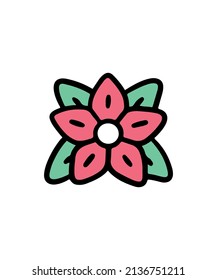 Simple and colorful nature themed illustration
