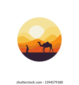 Simple Colorful Nature Vector Design 