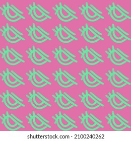 Simple colorful open eyes seamless pattern