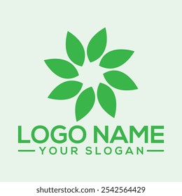 Diseño colorido simple del logotipo de la hélice. Gire armoniosamente el diseño giratorio de los símbolos del semicírculo.