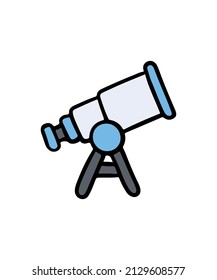 Simple and colorful space theme vector