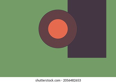 Simple colorful geometry  style background.Vector illustration.