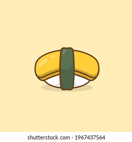 Simple and Colorful Sushi with Egg