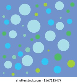Simple colorful texture background bubbles