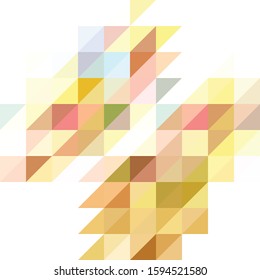 Simple colorful triangle vector background 