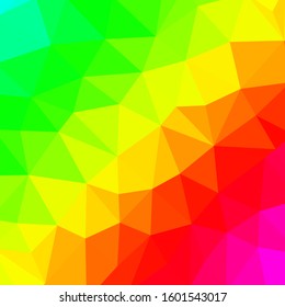 Simple colorful triangle vector background