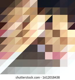 Simple colorful triangle vector background 