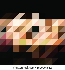 Simple colorful triangle vector background 