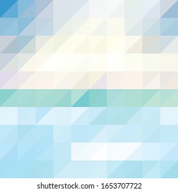 Simple colorful triangle vector background with spring color