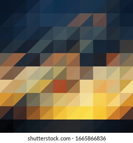 Simple colorful triangle vector background 