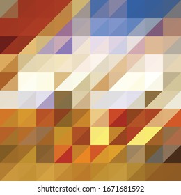 Simple colorful triangle vector background 