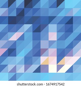 Simple colorful triangle vector background 