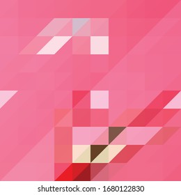 Fondo de triángulo simple y colorido 